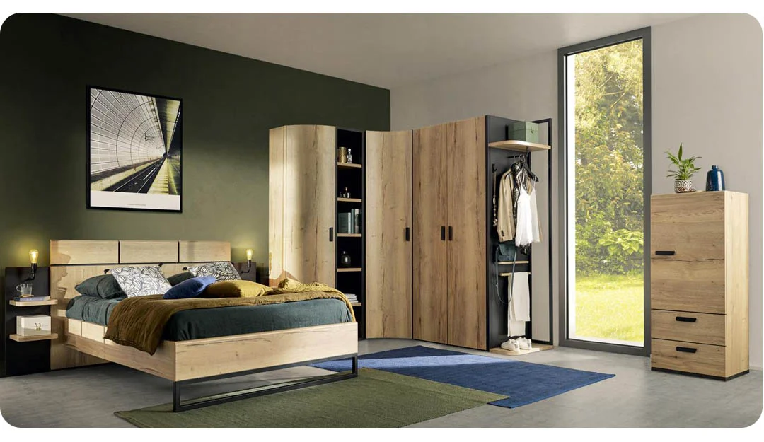 chambre moderne celio eiffel bois